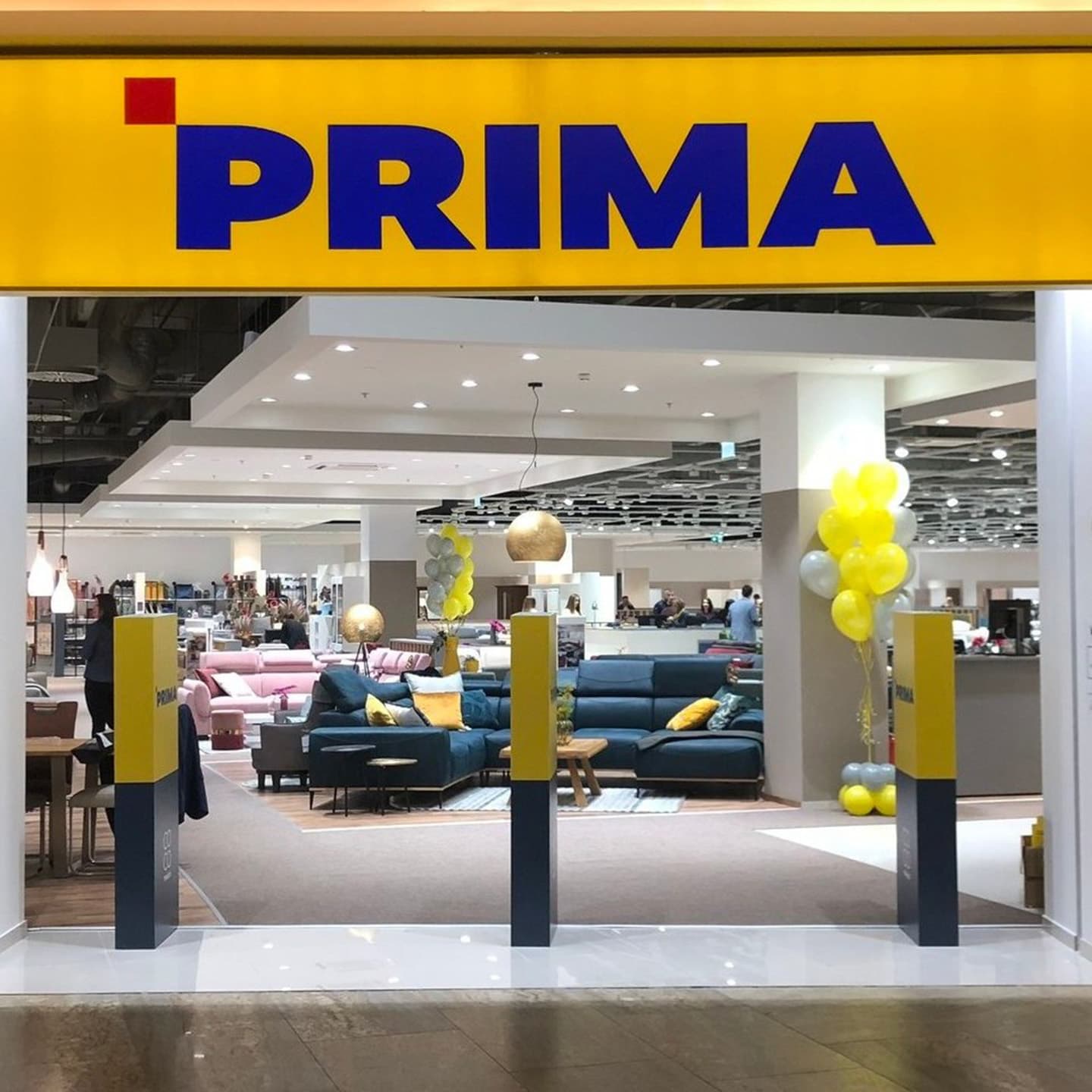Prima furniture store entrance