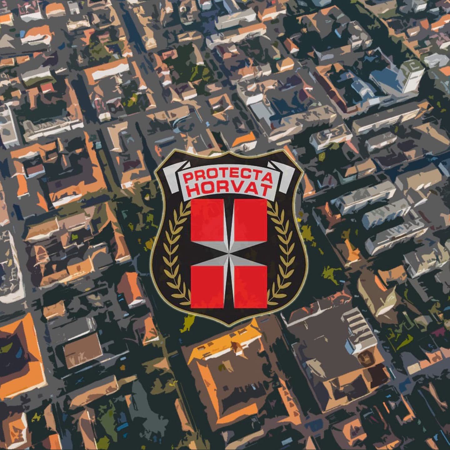 Protecta Horvat amble above the city of Bjelovar